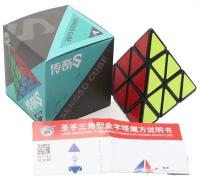 Головоломка тетраэдр пирамидка для новичков базовая ShengShou Legend S Pyraminx, black