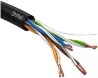 ЭРА Кабель витая пара U/UTP 4x2x24AWG Cat5e CU PE OUTDOOR 305м SIMPLE (2/36) (2/30)