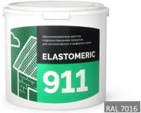 Покрытие для гидроизоляции и окраски металлических крыш Elastomeric 911 (3кг.), антрацитово-серый