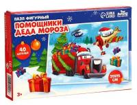 Пазл фигурный "Помощники Деда Мороза" 7049915