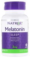 Melatonin Fast Dissolve таб., 3 мг, 60 шт