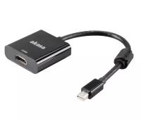 Переходник AKASA Mini DisplayPort to HDMI Active 4K*2K converter, длина 20 см, V1.2 AK-CBDP09-20BK