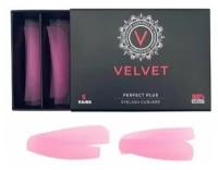 Валики Velvet силиконовые Perfect Plus (розовые). Набор 5 пар