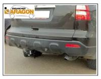 ТСУ для HONDA CR-V 2007-2012, Тип шара: Горизонтальный, условно-съемный (лебединая шея) (A) / Хонда ЦРВ