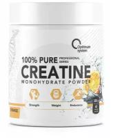 Optimum System 100% Pure Creatine Monohydrate со вкусом (300 г Апельсин