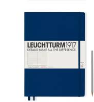 Записная книжка Leuchtturm Master Slim A4+ (в точку), темно-синяя