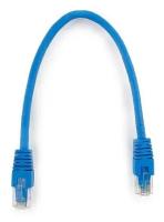 Патч-корд UTP Cablexpert PP6U-0.25M/B кат.6, 0.25м, синий