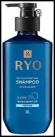 Лечебный шампунь против перхоти и выпадения волос Ryo Hair Loss Expert Care Shampoo For Anti-Dandruff, 400мл