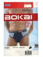 3 шт./уп. Трусы плавки мужские из хлопка Bokai 601 (Ассорти, 4XL)