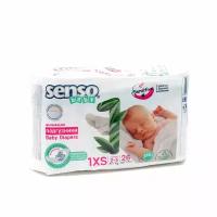 SENSO/сенсо Baby Подгузники для детей «SENSITIVE» SN 1-26 (2-5 кг) 26 шт