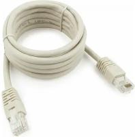 Патч-корд Cablexpert UTP PP6U-2M, кат.6, 2м, литой, многожильный (серый)