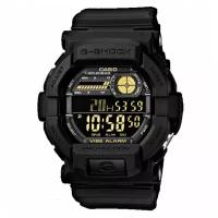 Наручные часы CASIO G-Shock GD-350-1B, черный, желтый