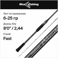 Спиннинг Graphiteleader Silverado GSIS-802M 6-25гр 244 см