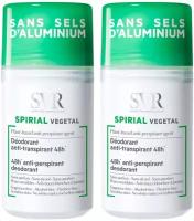 Дезодорант-антиперспирант Svr Spirial растительный, 2*50 мл (промо)