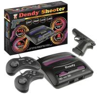 Игровая ретро приставка 8-бит Dendy Shooter 260 игр + световой пистолет