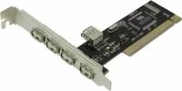 USB контроллер Orient DC-602 (OEM) PCI, USB2.0, 4 port-ext, 1 port-int