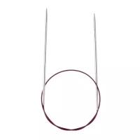 Спицы Knit Pro Nova Metal 10311, диаметр 2 мм, длина 20 см, общая длина 60 см, серебристый
