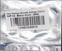Чип драм-картриджа булат IUP-14K для Konica Minolta bizhub C25, bizhub C35 (Чёрный, 30000 стр.)