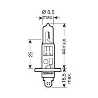 Лампа накаливания, основная фара (Производитель: Osram 64150SV2)