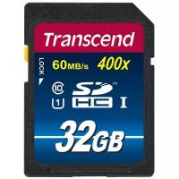 Карта памяти Transcend SDHC 32 ГБ Class 10, UHS-I, R 60 МБ/с