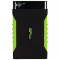 Внешний жёсткий диск 2Tb Silicon Power Armor A15 Black/Green (SP020TBPHDA15S3K)