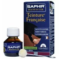 0812 Универсальный Краситель Saphir Teinture Francaise, Цвет Saphir 06 Navy blue (Темно-синий)