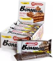 Батончики протеиновые, Bombbar, Protein Bar, 60 г, Датский бисквит