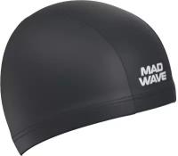 Шапочка для плавания MAD WAVE Adult Lycra Black