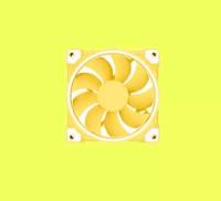 Вентилятор для корпуса ID-Cooling ZF-12025 Lemon Yellow 120mm, 900 2000 RPM, 4Pin PWM