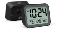 Часы электронные настольные, с будильником, термометром 10.3 х 8.3 х 3.7 см 7636002