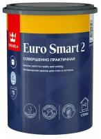 TIKKURILA EURO SMART 2 краска интерьерная для стен и потолка (0,9л)