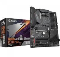 Материнская плата Gigabyte B550 AORUS ELITE V2, Socket AM4, AMD B550, 4xDDR4-3200, HDMI+DP, 3xPCI-Ex16, 1xPCI-Ex1, 4xSATA3(RAID 0/1/10), 2xM.2, 8 Ch Audio, 2,5GLan, (2+4)xUSB2.0, (6+2)xUSB3.2, ATX, RTL