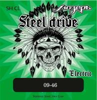 SH-CL Steel Drive Комплект струн для электрогитары, сталь, 9-46, Мозеръ