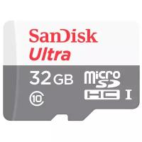 Карта памяти SanDisk microSDHC Ultra Class 10 UHS-I U1 (80/10MB/s) 16GB