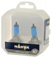 Лампа галогенная Narva H7 Range Power White 12V 55W, 2шт, 48607