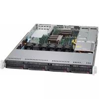 Сервер Supermicro SuperServer 6018R-WTRT без процессора/без ОЗУ/без накопителей/количество отсеков 3.5" hot swap: 4/2 x 750 Вт/LAN 10 Гбит/c