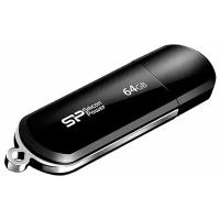 USB накопитель 64 GB Silicon Power Luximini 322 Black