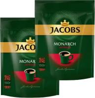 Кофе растворимый Jacobs Monarch Интенс 150 грамм 2 штуки