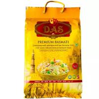 Рис индийский басмати Das Premium пропаренный (дой-пак) 5 кг