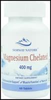 Таблетки Norway Nature Magnesium Chelated, 400 мг, 60 шт