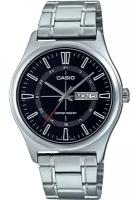 Наручные часы CASIO Collection Casio MTP-V006D-1C, черный, серебряный