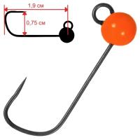 Джиг головки MyStick Trout Jig 0.5 г, #6, оранжевый (3шт.) 3 шт