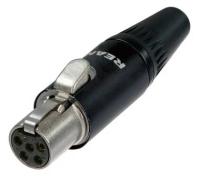 Neutrik Rean RT5FC-B кабельный разъем mini XLR F 5 контактов