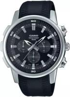 Наручные часы CASIO Collection Men MTP-E505-1A, черный, серебряный