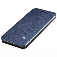 Чехол-книжка MyPads для Samsung Galaxy J5 SM-J500F/DS/Dual Sim/Duos водоотталкивающий с мульти-подставкой на жёсткой металлической основе синий