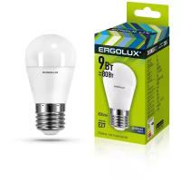 Светодиодная лампа Ergolux LED-G45-9W-E27-6K