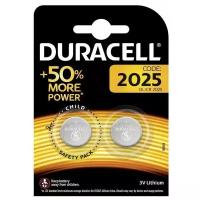 Duracell Элемент питания литиевый CR2025-2BL (блист.2шт) Duracell Б0037272