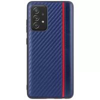 Чехол G-Case Carbon для Samsung Galaxy A52 SM-A525F, синий