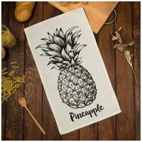 Полотенце кухонное "Доляна" Pineapple 35х60 см, 100% хлопок, 160г/м2