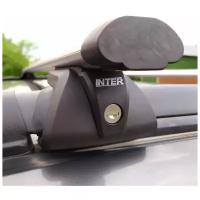 Багажник на крышу Inter Titan для Kia Ceed 1 / Киа Сид 2007-2010 универсал с замками, аэродинамические дуги 120